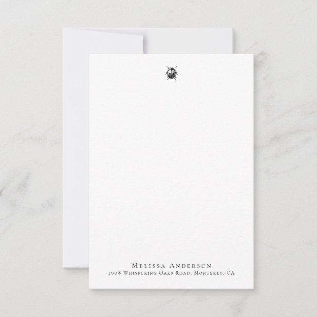 Tarjeta de nota de fallo de lápiz de personalizado (Anverso)