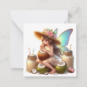 Tarjeta de nota de fantasía para productos lácteos