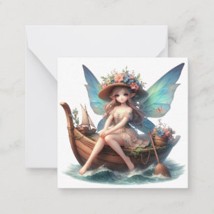 Tarjeta de nota de fantasía para productos lácteos