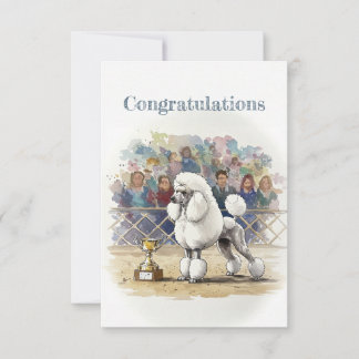 Tarjeta de nota de felicitaciones de podle