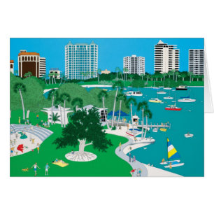 Tarjeta de Nota de FL de Island Park Sarasota