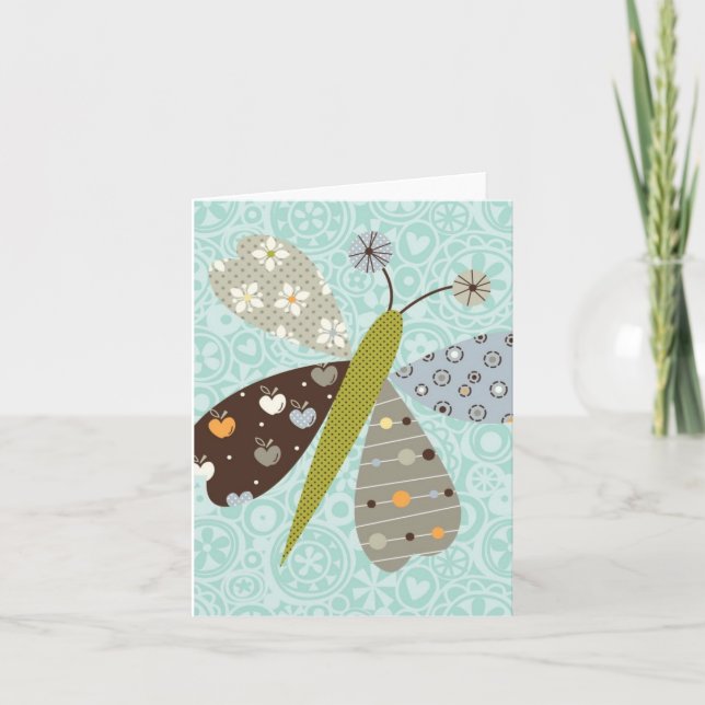 Tarjeta de nota de Flutterby (Anverso)