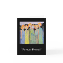 Tarjeta de nota de "Forever Friends"