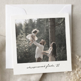 Tarjeta de nota de foto Polaroid | Personalizado V