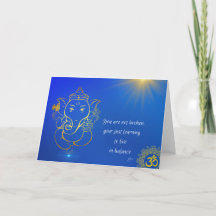 Tarjeta de nota de Ganesha