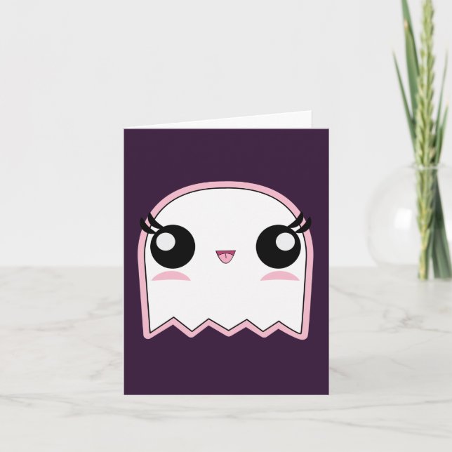 Tarjeta de nota de ghost para bebé (Anverso)