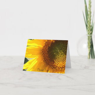 Tarjeta de nota de girasol por la mañana