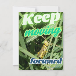 Tarjeta de nota de Grasshopper