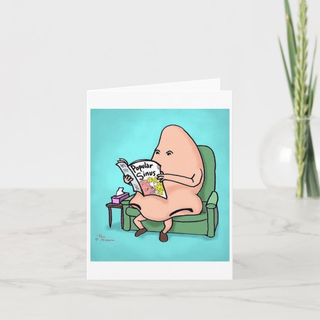 Tarjeta de nota de Green Weenii "Popular Sinus" (Anverso)