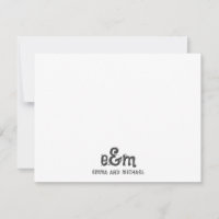 Tarjeta de nota de grunge de par Edgy Woodblock