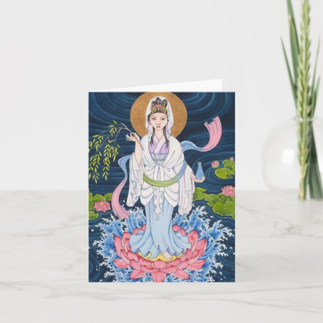 Tarjeta de nota de Guan Yin (Anverso)