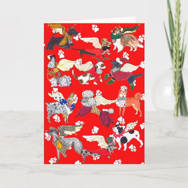 Tarjeta de nota de Gulliver's An "All Dogs Are Ang (Anverso)