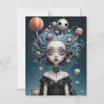 Tarjeta de nota de Halloween