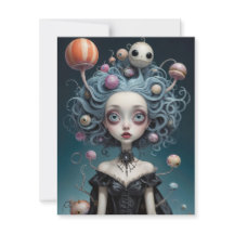 Tarjeta de nota de Halloween