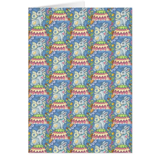 TARJETA DE NOTA DE HUEVO ORIENTAL, TARJETA DE NOTA (Frente)