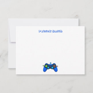 Tarjeta de nota de jugador personalizada
