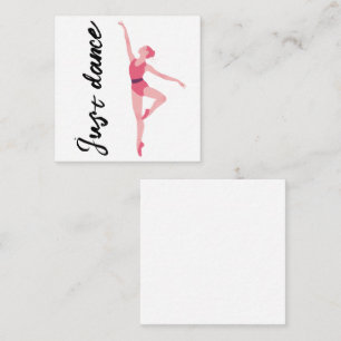 Tarjeta de nota de Just Dance Ballerina   Ballet e