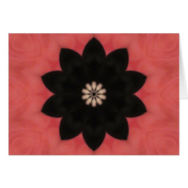 tarjeta de nota de kaleidoscope (Anverso (Horizontal))