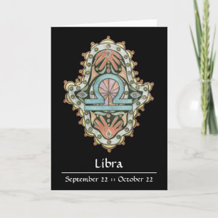 Tarjeta de nota de Khamsa del libra