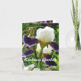 Tarjeta de nota de Kindness Garden
