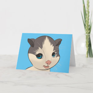 Tarjeta de nota de KITTEN CAT CUTIBLE