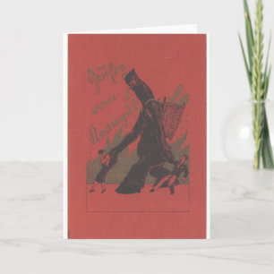 Tarjeta de nota de Krampus