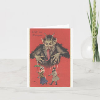 Tarjeta de nota de Krampus