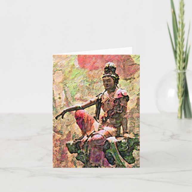 Tarjeta de nota de Kwan Yin (Anverso)