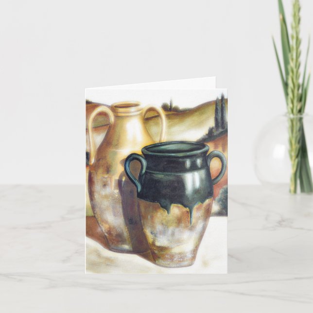 Tarjeta de nota de la alfarería del suroeste (Anverso)