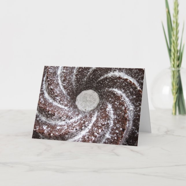 Tarjeta de nota de la belleza de Bundt (Anverso)