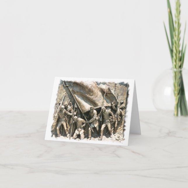 Tarjeta de nota de la Brigada Irlandesa (Anverso)