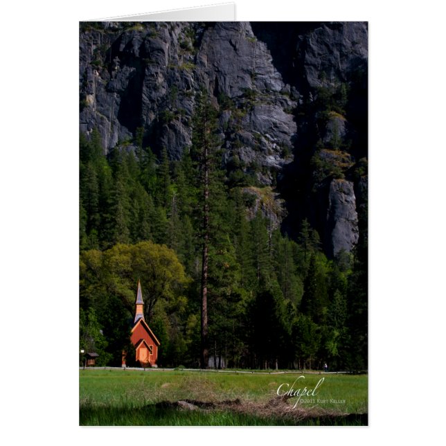 Tarjeta de nota de la capilla (Frente)