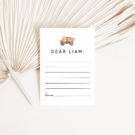 Tarjeta de nota de la cápsula de cumpleaños de con