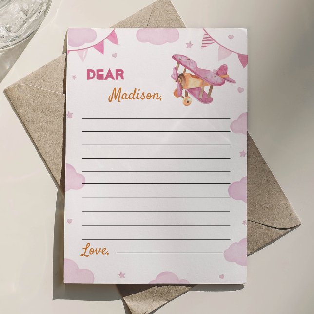 Tarjeta de nota de la cápsula de tiempo del avión  (Subido por el creador)