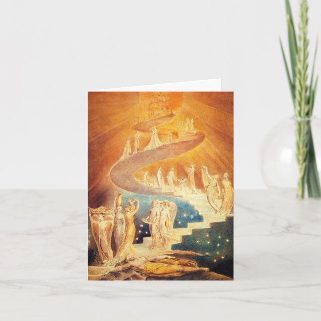 Tarjeta de nota de la escalera de Guillermo Blake (Anverso)