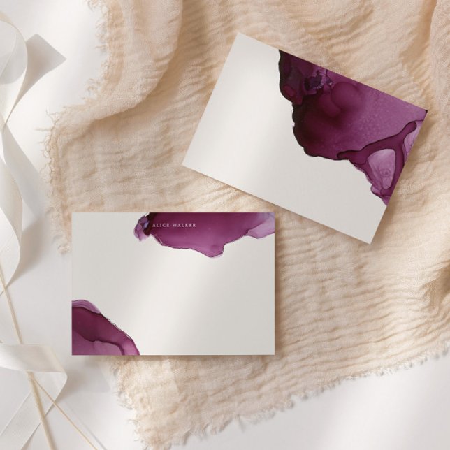 Tarjeta de nota de la estadística de tinta de alco (Subido por el creador)