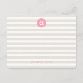 Tarjeta de nota de la estadística personalizada in