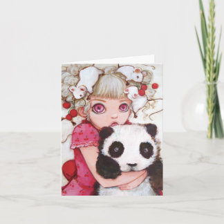 Tarjeta de nota de la pelusa de la fruta