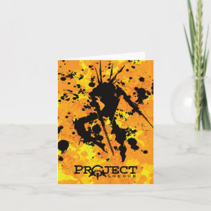 Tarjeta de nota de la premier