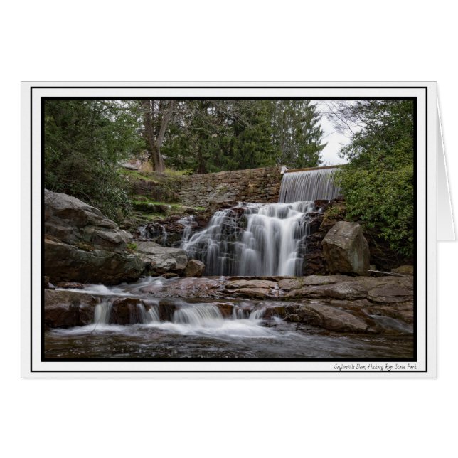 Tarjeta de nota de la represa de Saylorsville (Anverso (Horizontal))