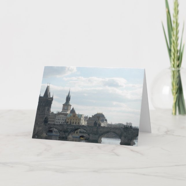 Tarjeta de nota de la República Checa de Praga del (Anverso)