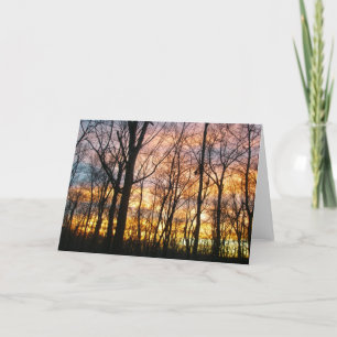 Tarjeta de nota de la serie #4 Sunset