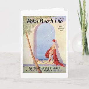 Tarjeta de nota de la vida #18 del Palm Beach
