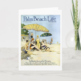 Tarjeta de nota de la vida #3 del Palm Beach