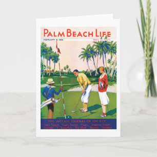 Tarjeta de nota de la vida #5 del Palm Beach
