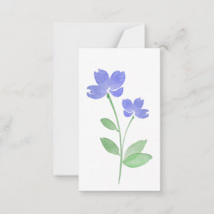 Tarjeta de nota de las estrellas de las flores de