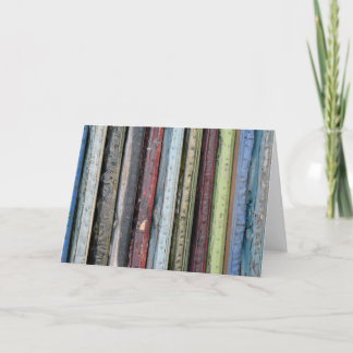 Tarjeta de nota de las tinas de techo