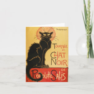 Tarjeta de nota de Le Chat Noir