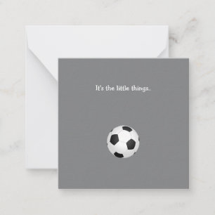 Tarjeta de nota de Little Soccer Ball