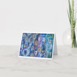 Tarjeta de nota de lluvia de Mandala